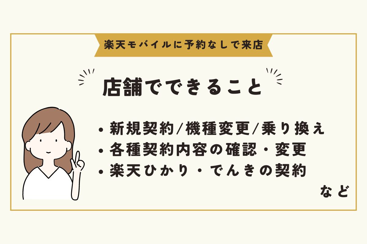 楽天モバイル　予約なし